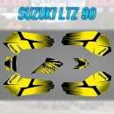 Kit déco "FACTORY JAUNE" - Suzuki LTZ 90