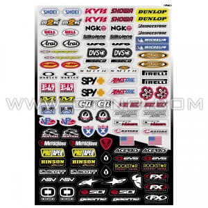Planche Stickers - Micro Logos by FACTORY EFFEX