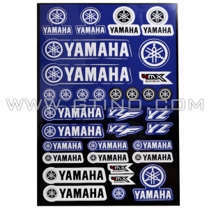 Planche Stickers A3 - YAMAHA
