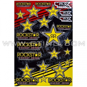Planche Stickers A3 - ROCKSTAR 2