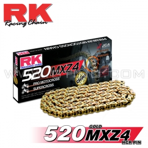 Chaine RK 520MXZ Racing - GOLD