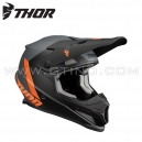 Casque Cross SECTOR CHEV "Charcoal Orange" by THOR