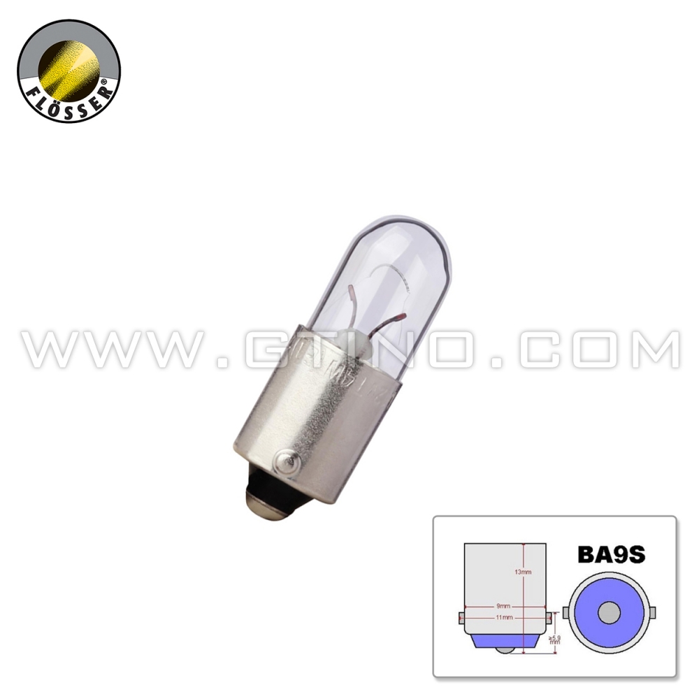 Ampoule à filament 12V 5W - BA9S - GTINO