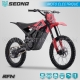 E-CROSS | Motocross OFFROAD électrique | SEDNA RFN RED 74V - 43AH